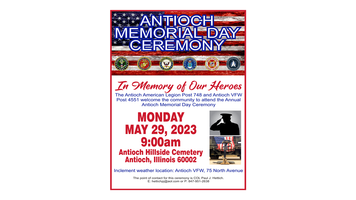 Antioch Memorial Day Ceremony